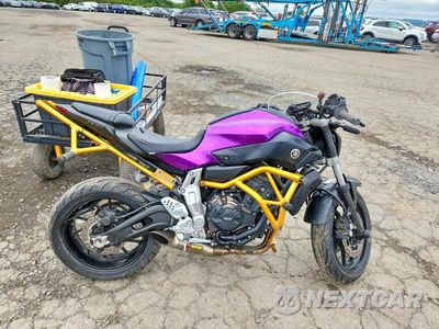 2015 YAMAHA FZ07 JYARM06EXFA003484 - główne zdjęcie licytacji z USA - miniatura