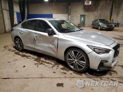 Czwarte zdjęcie samochodu z boku: 2015 INFINITI Q50 VIN:JN1BV7AR3FM421456 - miniatura