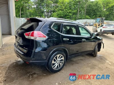 Trzecie zdjęcie samochodu z tyłu: 2014 NISSAN ROGUE SL VIN:5N1AT2MV5EC754302 - miniatura