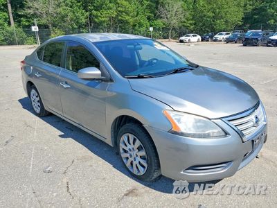 Czwarte zdjęcie samochodu z boku: 2014 NISSAN SENTRA S VIN:3N1AB7AP4EY253731 - miniatura