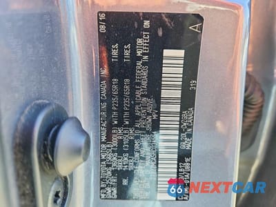 Zdjęcie 13 z 13 samochodu: 2017 LEXUS RX 350 BASE VIN:2T2ZZMCA5HC034554 - miniatura