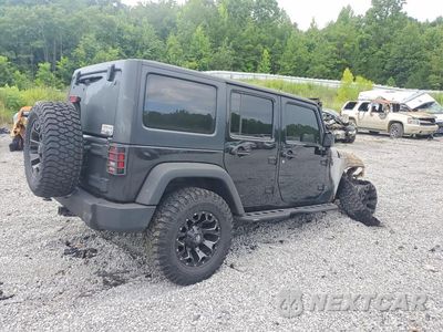 Trzecie zdjęcie samochodu z tyłu: 2017 JEEP WRANGLER UNLIMITED SPORT VIN:1C4BJWDG2HL529265 - miniatura