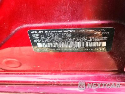Zdjęcie 12 z 12 samochodu: 2021 MITSUBISHI MIRAGE ES VIN:ML32AUHJXMH009289 - miniatura