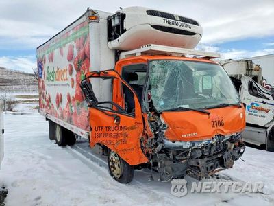 Czwarte zdjęcie samochodu z boku: 2020 HINO 195 REFRIGERATED BOX TRUCK VIN:JHHRDM2H5LK009644 - miniatura