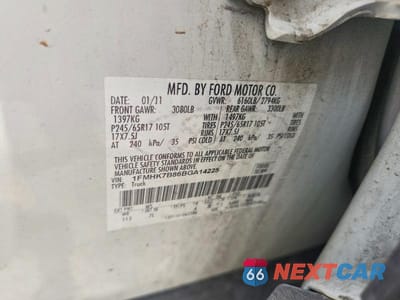 Zdjęcie 13 z 13 samochodu: 2011 FORD EXPLORER VIN:1FMHK7B86BGA14225 - miniatura