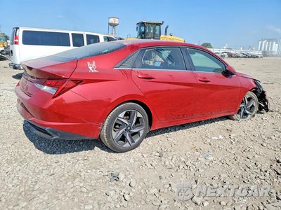 Trzecie zdjęcie samochodu z tyłu: 2022 HYUNDAI ELANTRA SEL VIN:KMHLN4AG2NU328274 - miniatura