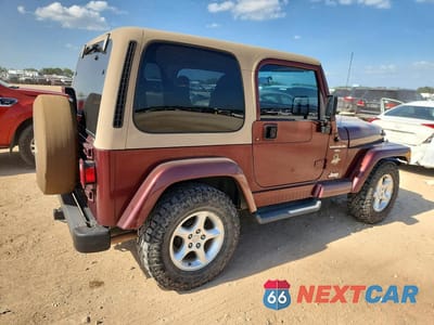 Trzecie zdjęcie samochodu z tyłu: 2001 JEEP WRANGLER / TJ SAHARA VIN:1J4FA59S31P336320 - miniatura