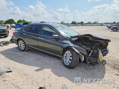 Czwarte zdjęcie samochodu z boku: 2013 HONDA ACCORD EXL VIN:1HGCR2F88DA007100 - miniatura