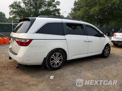 Trzecie zdjęcie samochodu z tyłu: 2011 HONDA ODYSSEY EXL VIN:5FNRL5H60BB080067 - miniatura