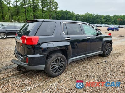 Trzecie zdjęcie samochodu z tyłu: 2017 GMC TERRAIN SLE VIN:2GKALMEK6H6150294 - miniatura
