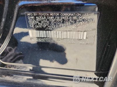 Zdjęcie 12 z 12 samochodu: 2016 LEXUS IS 350 VIN:JTHBE1D28G5026868 - miniatura