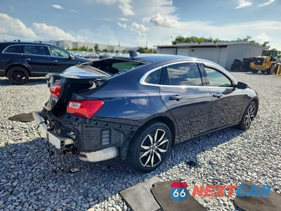 Trzecie zdjęcie samochodu z tyłu: 2022 CHEVROLET MALIBU RS VIN:1G1ZG5ST8NF211581 - miniatura