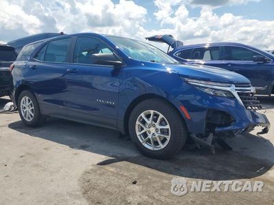 Czwarte zdjęcie samochodu z boku: 2022 CHEVROLET EQUINOX LS VIN:3GNAX5EV2NS114283 - miniatura