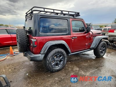 Trzecie zdjęcie samochodu z tyłu: 2021 JEEP WRANGLER SPORT VIN:1C4GJXAG1MW803788 - miniatura