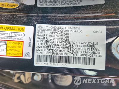 Zdjęcie 12 z 12 samochodu: 2025 HONDA ACCORD TOURING HYBRID VIN:1HGCY2F86SA003093 - miniatura