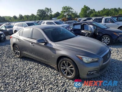 Czwarte zdjęcie samochodu z boku: 2017 INFINITI Q50 3.0T SIGNATURE EDITION VIN:JN1EV7AR7HM840507 - miniatura