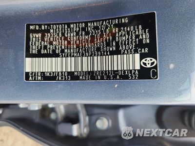 Zdjęcie 12 z 12 samochodu: 2022 TOYOTA COROLLA LE VIN:5YFEPMAE3NP299144 - miniatura