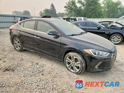 Czwarte zdjęcie samochodu z boku: 2017 HYUNDAI ELANTRA LIMITED VIN:5NPD84LF1HH029202 - miniatura