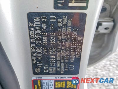 Zdjęcie 12 z 12 samochodu: 2016 KIA RIO LX VIN:KNADM4A31G6668500 - miniatura