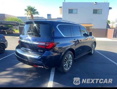 Czwarte zdjęcie samochodu z boku: 2019 INFINITI QX80 LUXE VIN:JN8AZ2NF8K9685855 - miniatura