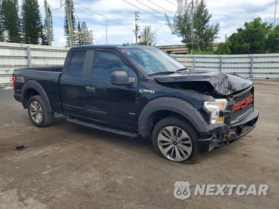 Czwarte zdjęcie samochodu z boku: 2017 FORD F150 SUPER CAB VIN:1FTEX1EP6HFC76818 - miniatura