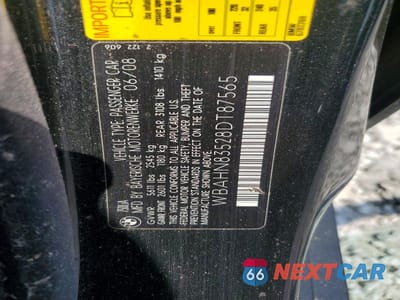 Zdjęcie 12 z 12 samochodu: 2008 BMW 750 LI VIN:WBAHN83528DT87565 - miniatura