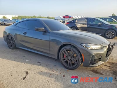 Czwarte zdjęcie samochodu z boku: 2021 BMW M440XI VIN:WBA13AR06MCG10705 - miniatura