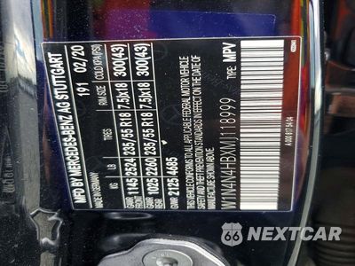 Zdjęcie 13 z 13 samochodu: 2021 MERCEDES-BENZ GLA 250 4MATIC VIN:W1N4N4HBXMJ118999 - miniatura