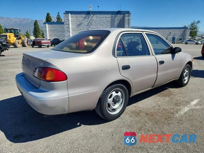 Trzecie zdjęcie samochodu z tyłu: 1999 TOYOTA COROLLA VE VIN:1NXBR12E1XZ140053 - miniatura