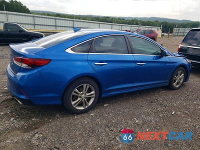 Trzecie zdjęcie samochodu z tyłu: 2018 HYUNDAI SONATA SEL VIN:5NPE34AF5JH650907 - miniatura
