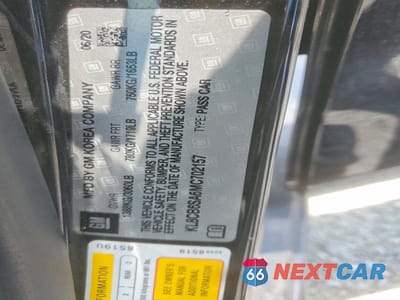 Zdjęcie 12 z 12 samochodu: 2021 CHEVROLET SPARK LS VIN:KL8CB6SA6MC702157 - miniatura