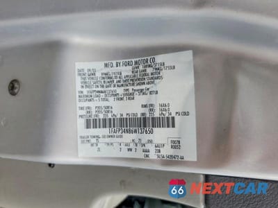 Zdjęcie 12 z 12 samochodu: 2006 FORD FOCUS ZX4 VIN:1FAFP34N86W137650 - miniatura