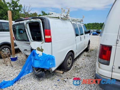Trzecie zdjęcie samochodu z tyłu: 2005 CHEVROLET EXPRESS G1500 VIN:1GCFG15X551258503 - miniatura