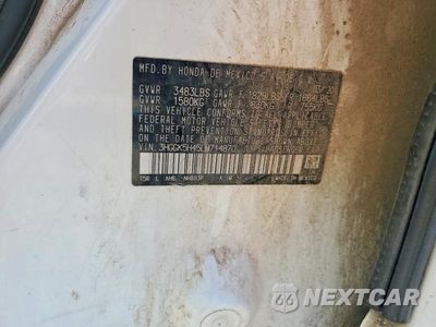 Zdjęcie 12 z 12 samochodu: 2020 HONDA FIT LX VIN:3HGGK5H45LM714870 - miniatura