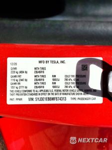 Zdjęcie 12 z 12 samochodu: 2021 TESLA MODEL 3 VIN:5YJ3E1EB8MF874313 - miniatura