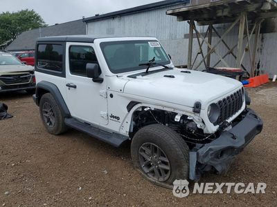 Czwarte zdjęcie samochodu z boku: 2026 JEEP WRANGLER SPORT VIN:1C4PJXAN6TW159590 - miniatura