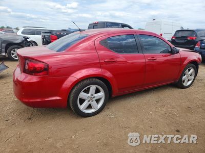 Trzecie zdjęcie samochodu z tyłu: 2013 DODGE AVENGER SE VIN:1C3CDZAB9DN534214 - miniatura