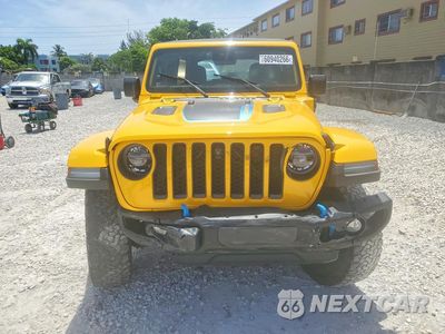 Piąte zdjęcie samochodu w środku: 2021 JEEP WRANGLER UNLIMITED RUBICON 4XE VIN:1C4JJXR68MW634063 - miniatura