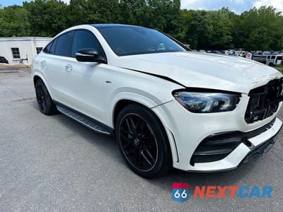 Czwarte zdjęcie samochodu z boku: 2022 MERCEDES-BENZ GLE COUPE AMG 53 4MATIC VIN:4JGFD6BB6NA801206 - miniatura