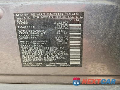 Zdjęcie 13 z 13 samochodu: 2015 NISSAN ROGUE SV VIN:KNMAT2MV0FP506277 - miniatura