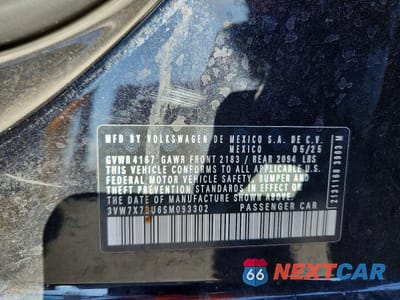 Zdjęcie 12 z 12 samochodu: 2025 VOLKSWAGEN JETTA SE VIN:3VW7X7BU6SM093302 - miniatura