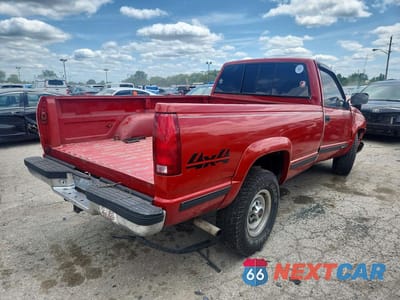Trzecie zdjęcie samochodu z tyłu: 1992 GMC SIERRA K2500 VIN:1GTGK24F0NE527842 - miniatura