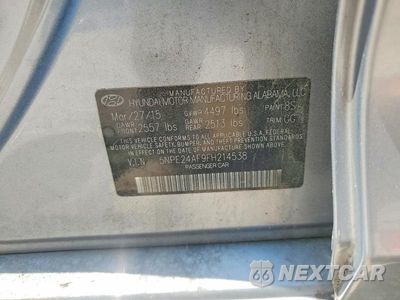 Zdjęcie 12 z 12 samochodu: 2015 HYUNDAI SONATA SE VIN:5NPE24AF9FH214538 - miniatura