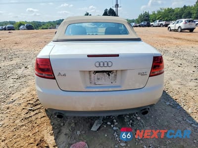 Zdjęcie 6 z 12 samochodu: 2008 AUDI A4 2.0T CABRIOLET QUATTRO VIN:WAUDF48H68K007288 - miniatura