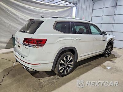 Trzecie zdjęcie samochodu z tyłu: 2022 VOLKSWAGEN ATLAS SEL PREMIUM R-LINE VIN:1V2FR2CA9NC515728 - miniatura