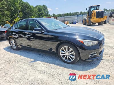 Czwarte zdjęcie samochodu z boku: 2017 INFINITI Q50 3.0T PREMIUM VIN:JN1EV7AP3HM730391 - miniatura