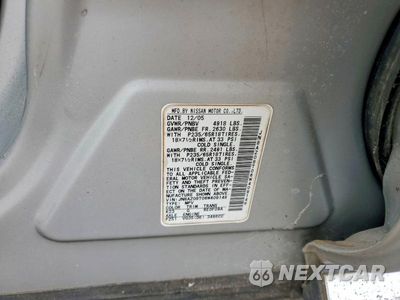 Zdjęcie 13 z 13 samochodu: 2006 NISSAN MURANO S VIN:JN8AZ08T06W409148 - miniatura