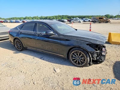Czwarte zdjęcie samochodu z boku: 2018 GENESIS G80 SPORT VIN:KMHGN4JB3JU222285 - miniatura