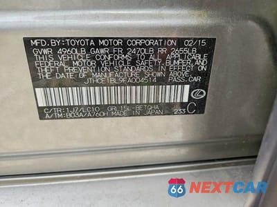 Zdjęcie 12 z 12 samochodu: 2015 LEXUS GS 350 VIN:JTHCE1BL9FA004514 - miniatura