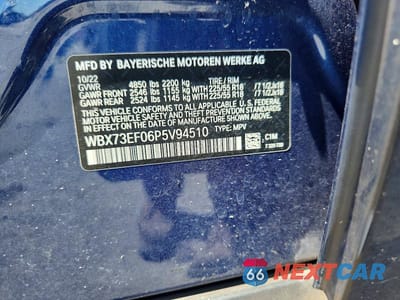 Zdjęcie 14 z 14 samochodu: 2023 BMW X1 XDRIVE28I VIN:WBX73EF06P5V94510 - miniatura